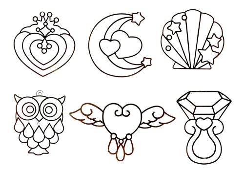 Ólomüvegfestés Medálok Szilárdító Festék 6 db.