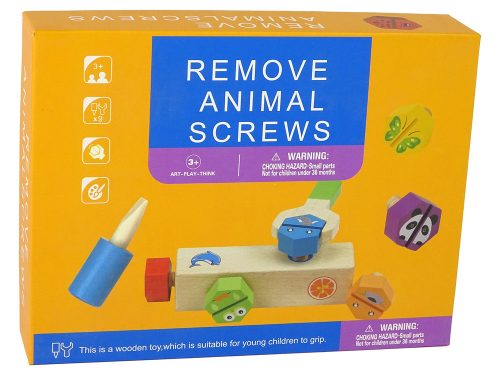 DIY fa csavarhúzó készlet játék