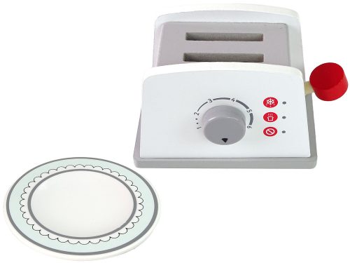 Fából készült kenyérpirító reggelikiegészítő gomb gyerekeknek