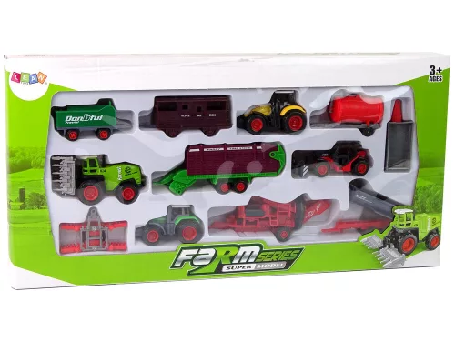 Állítsa be a mezőgazdasági járművek traktor 12 darab fém