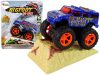 Resorak Monster Truck Hátrahúzható meghajtású Gumi kerekek Fém karosszéria + Emelkedő rámpa