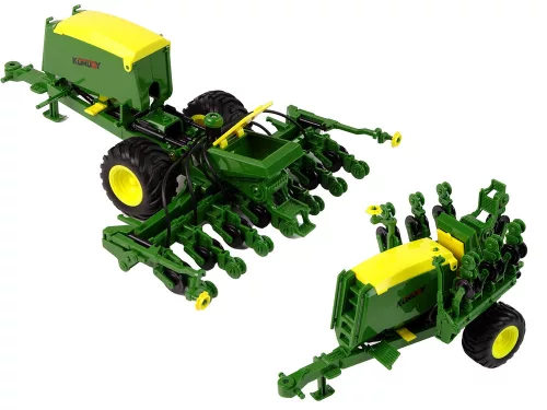 Kék traktor bálázóval