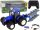 Távirányítós traktor 1:24 Blue Plough Metal