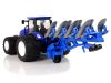 Távirányítós traktor 1:24 Blue Plough Metal