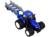 Távirányítós traktor 1:24 Blue Plough Metal