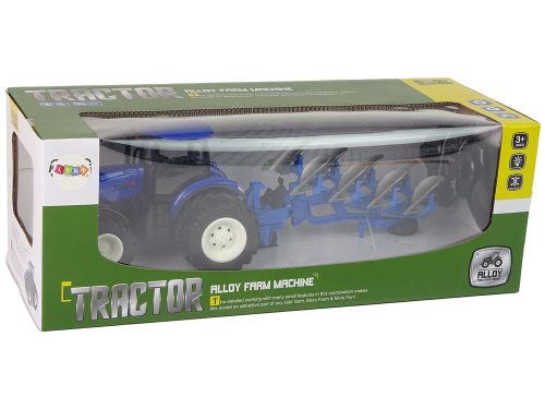 Távirányítós traktor 1:24 Blue Plough Metal