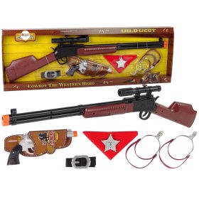 Seriff cowboy készlet sörétes puska revolver