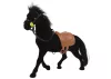 Velvet Horse figura Fekete
