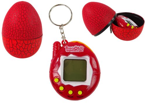Tamagotchi tojásos játék elektronikus kisállat piros