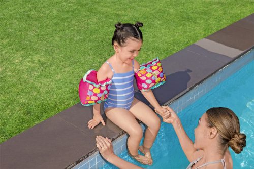 Rózsaszín Bestway 32182 S/M úszó ujjak