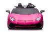 Automatikus akkumulátor Lamborghini XXL A8803 Pink 24V