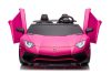 Automatikus akkumulátor Lamborghini XXL A8803 Pink 24V