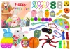 Húsvéti Fidget Toys Pop It Squishy Anti-stressz 41 részes játékkészlet.