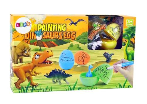 Barkácsolás kreatív készlet dinoszauruszok tojásokkal a szállítófestékhez