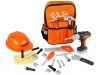 Barkácskészlet hátizsák Helmet Tools narancs színben