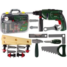   Ezermester készlet egy hordtáskában, akkumulátoros fúrókalapács