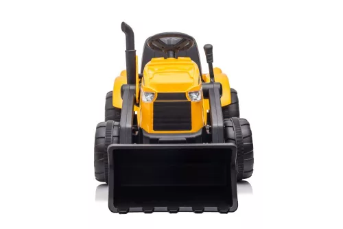 Akkumulátoros traktor pótkocsival S617 sárga