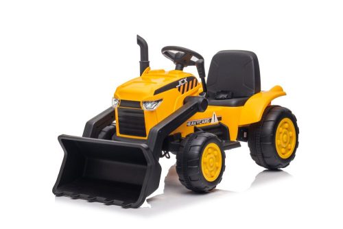 Akkumulátoros traktor pótkocsival S617 sárga