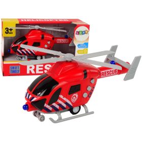 Tűzoltó-mentő helikopter Red Sound Lights propellerek