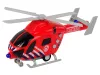 Tűzoltó-mentő helikopter Red Sound Lights propellerek