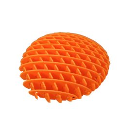   Interaktív stresszoldó játék, narancssárga, 10x8x2cm, finommotorika fejlesztésére, 3 éves kortól ajánlott gyermekeknek - LEAN Toys