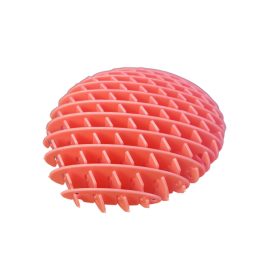   Interaktív stresszoldó játék, rózsaszín, 10x8x2cm, finommotorika fejlesztésére, 3 éves kortól ajánlott gyermekeknek - LEAN Toys