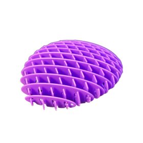   Interaktív stresszoldó játék, lila, 10x8x2cm, finommotorika fejlesztésére, 3 éves kortól ajánlott gyermekeknek - LEAN Toys