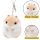 Plüss Hamster Mascot kulcstartó bézs 10cm