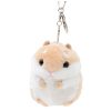 Plüss Hamster Mascot kulcstartó bézs 10cm