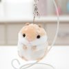 Plüss Hamster Mascot kulcstartó bézs 10cm