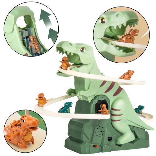 Pályacsúszda dinoszaurusz mászófények hangjai