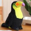 Plüss Toucan Bird plüssjáték kabalája ennivaló sárga 20cm