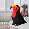 Plüss Toucan Bird plüss kabalája bújós játék piros 30cm