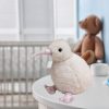 Plüss Kiwi madár plüss kabalája ennivaló fehér 21cm