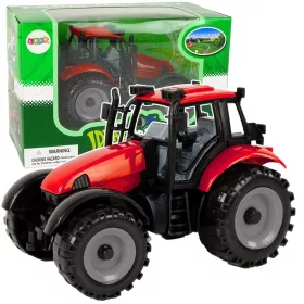 Traktor Ideal Farm zöld, nyitható motorháztető