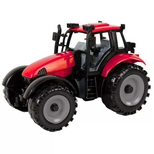 Traktor Ideal Farm zöld, nyitható motorháztető