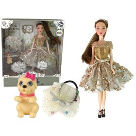 Baba gyerekeknek Emily, hosszú hajú kutya