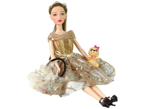 Baba gyerekeknek Emily, hosszú hajú kutya