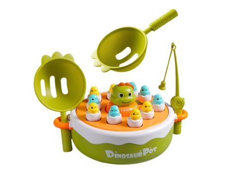 Játék Dinoszaurusz horgászbotok Kiegészítők Fa zöld