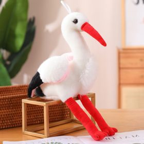 Plüss Stork Bird Plüss Kabalája Bújós játék 37cm