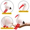 Plüss Stork Bird Plüss Kabalája Bújós játék 37cm