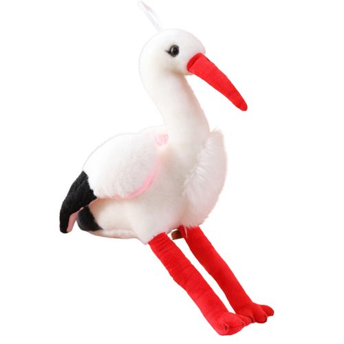 Plüss Stork Bird Plüss Kabalája Bújós játék 37cm