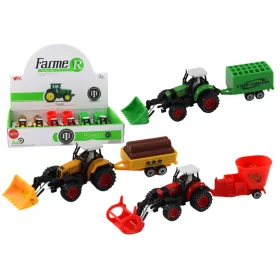   Traktor Pótkocsi Kotró Bulldózer Mezőgazdasági Gép 3 színben