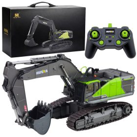 Huina 1593 Zöld RC Kotrógép 1:14