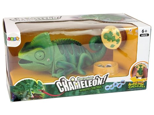 Távirányítós Chameleon Green Light 28 cm