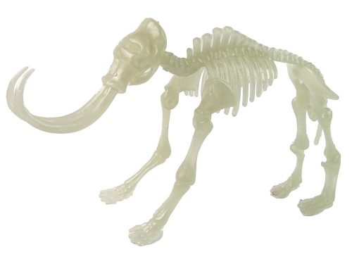 Sötétben világító 3D csontváz Mamut dinoszauruszok tojásban