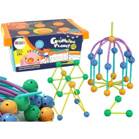 3D konstruktív geometriai téglakészlet 142el.