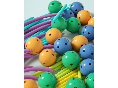 3D konstruktív geometriai téglakészlet 142el.