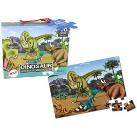 Puzzle gyerekeknek, dinoszauruszok kirakós játék 48