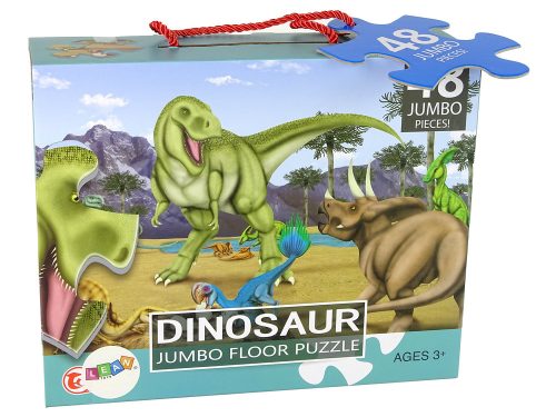 Puzzle gyerekeknek, dinoszauruszok kirakós játék 48